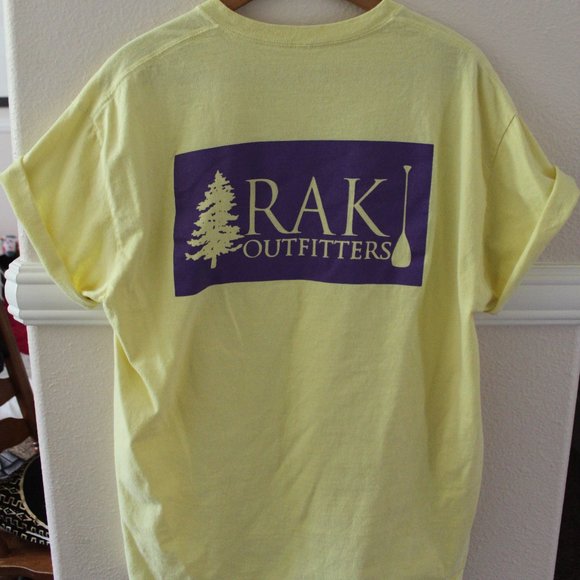 VSCO Girl Rak Outfitters Yellow Graphic T-shirt - Picture 3 of 3